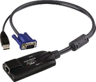 Kabllo KVM Aten KA-7570, përzierje RJ45-VGA/USB, e zezë