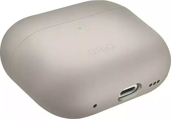 Kuti mbrojtëse Uniq Lino për Apple AirPods Pro 2, silikon, bezhë ivory