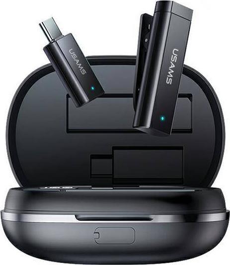 Mikrofon pa tel Usams US-ZB243 Lapel, ENC, 10m, i zi