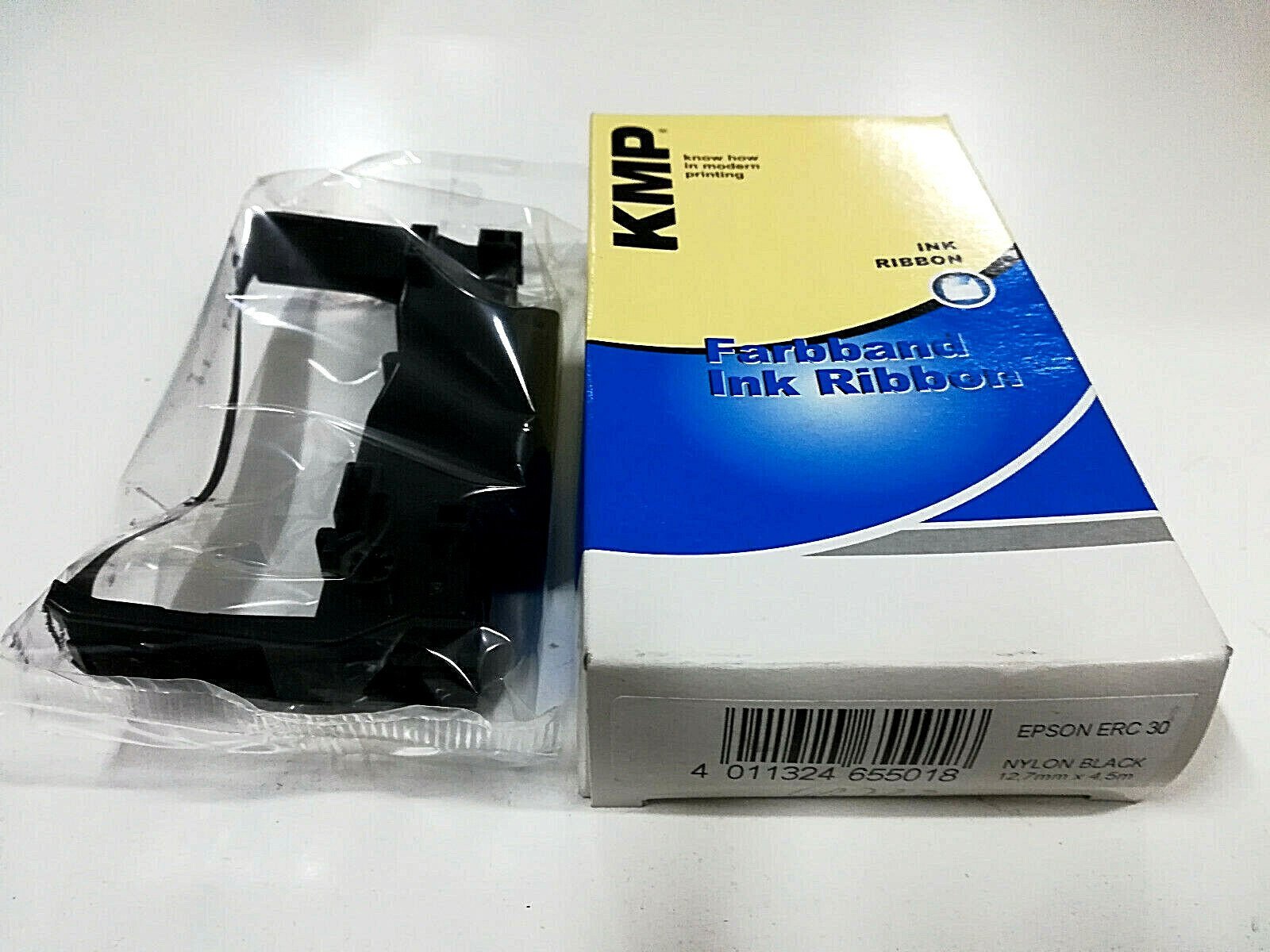 Ribon printeri KMP, 12.7mm x 4.5m, për Epson TM 270, i zi