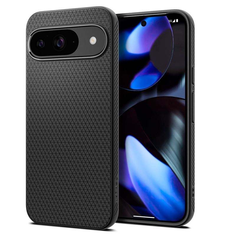 Mbrojtëse për celular Spigen Liquid Air për Google Pixel 9/9 Pro, e zezë