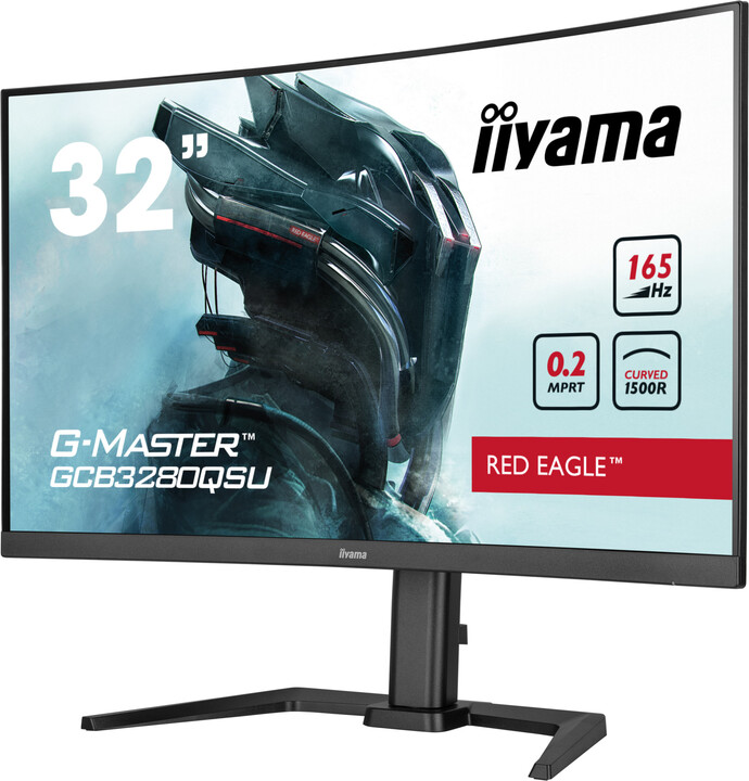 Monitor iiyama G-Master GCB3280QSU-B1 - LED, 31.5", WQHD, i zi