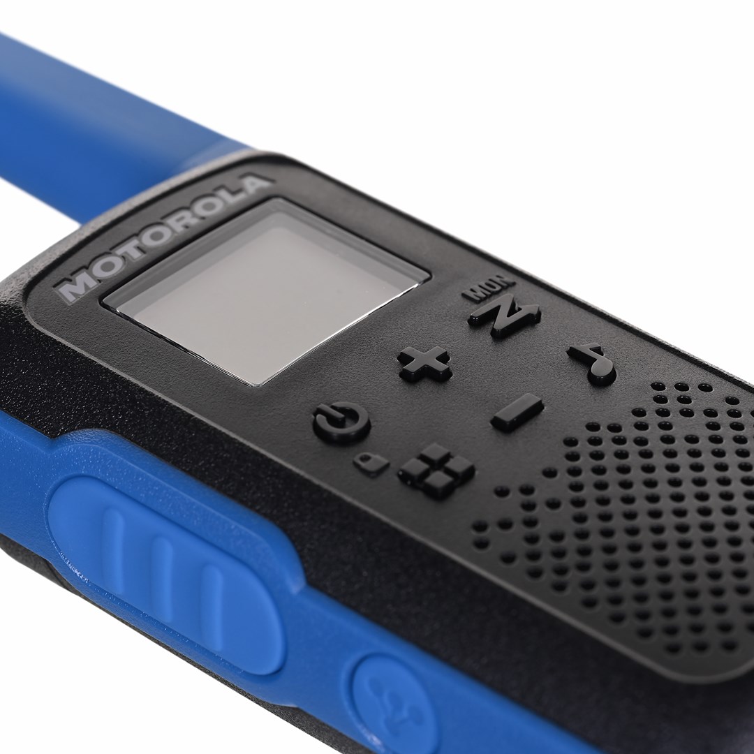 Radiolidhje Motorola TLKR T62, set 2 copë, USB, blu