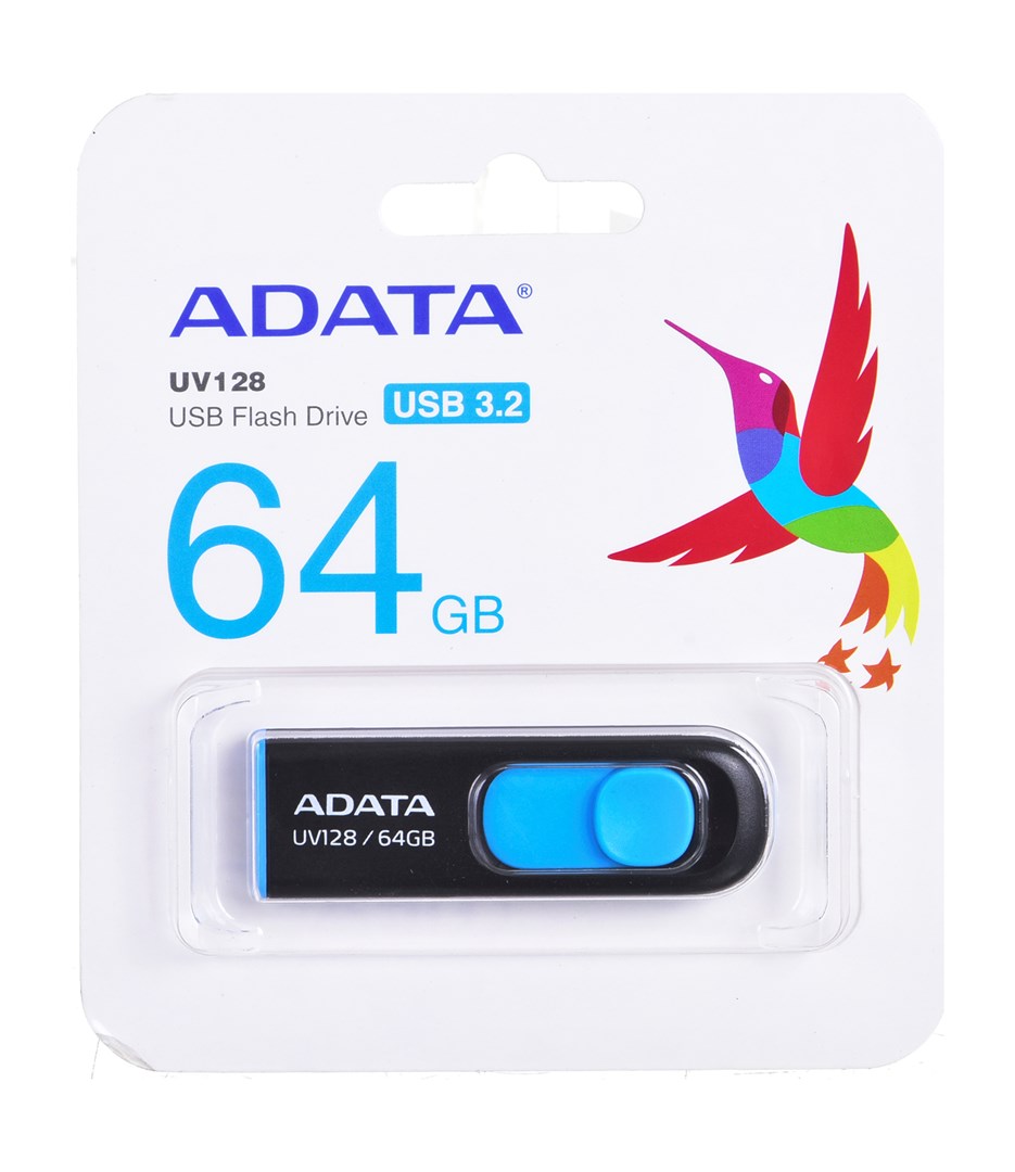 USB ADATA DashDrive UV128, 64 GB, USB Type-A