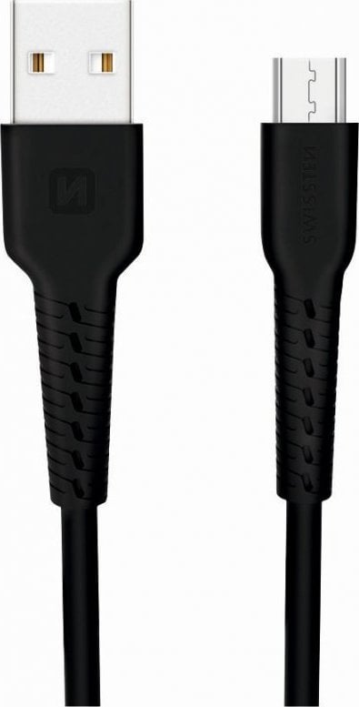 Kabllo të dhënash Swissten Micro USB, 1m, USB 2.0, e zezë