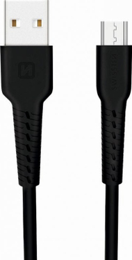 Kabllo të dhënash Swissten Micro USB, 1m, USB 2.0, e zezë