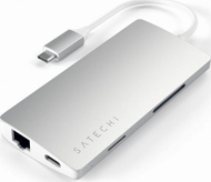 Dock USB C Satechi ST TCMA2S, HDMI 4K 60Hz, PD 60W, gri alumini
