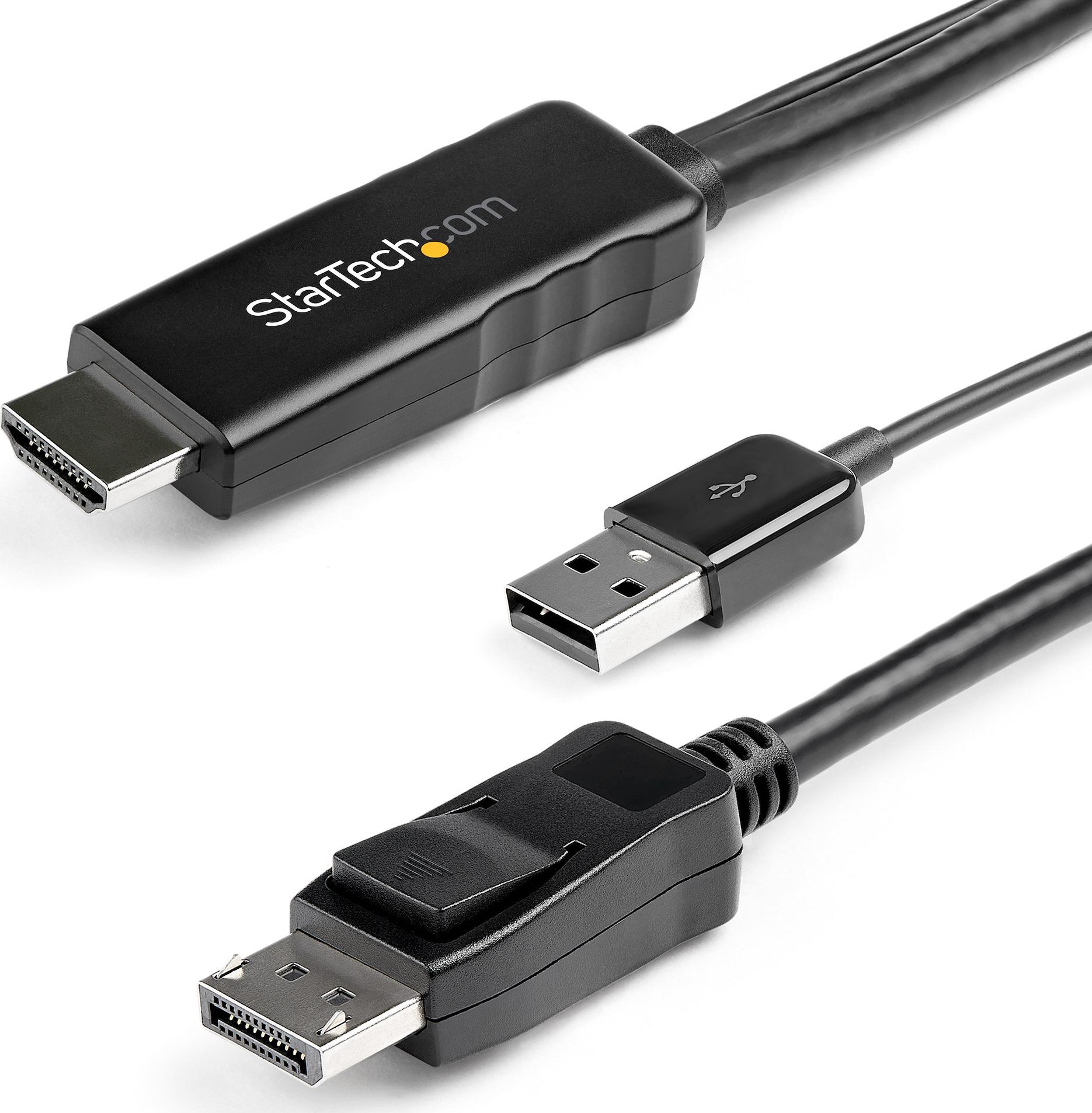 Kabllo HDMI në DisplayPort StarTech.com, 3m, 4K 30Hz, e zezë