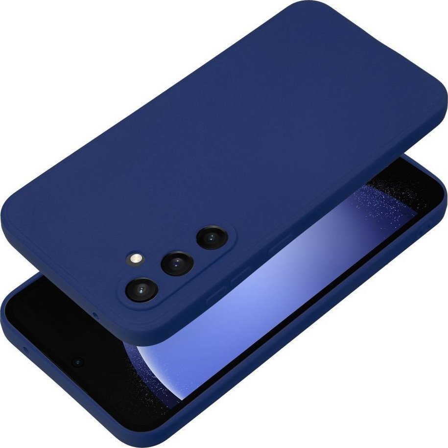 Mbrojtëse silikoni për Samsung Galaxy S23 FE, soft case, blu e errët