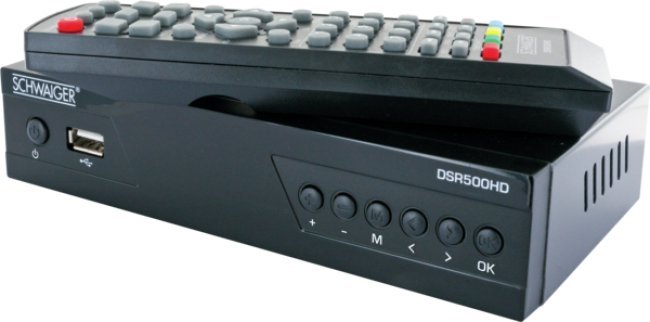 Set top box satelitor Schwaiger DSR500HD, Full HD, HDMI, i zi