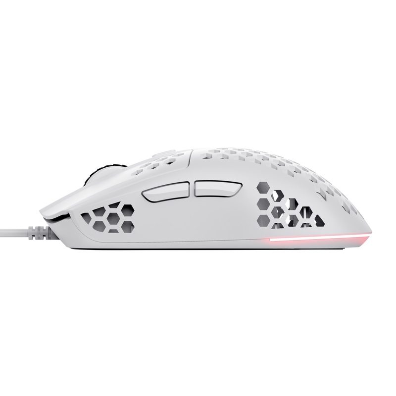 Мишка за игри Trust Gaming GXT 928W Helox, 6400 DPI, бела