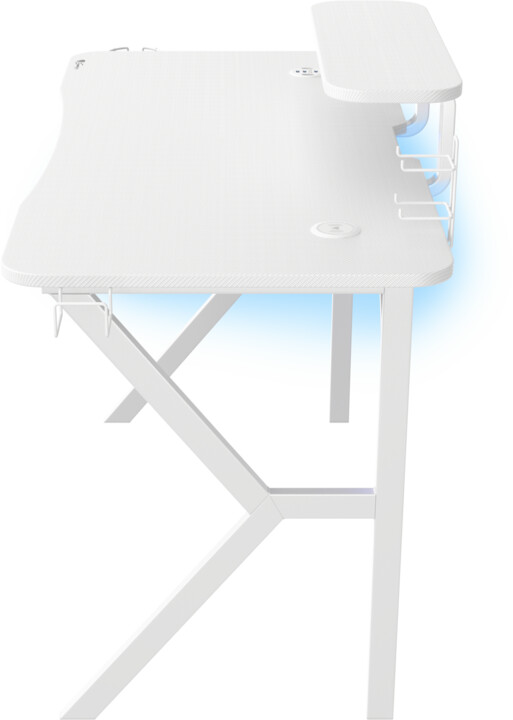 Tavolinë Genesis Holm 320, RGB LED, e bardhë