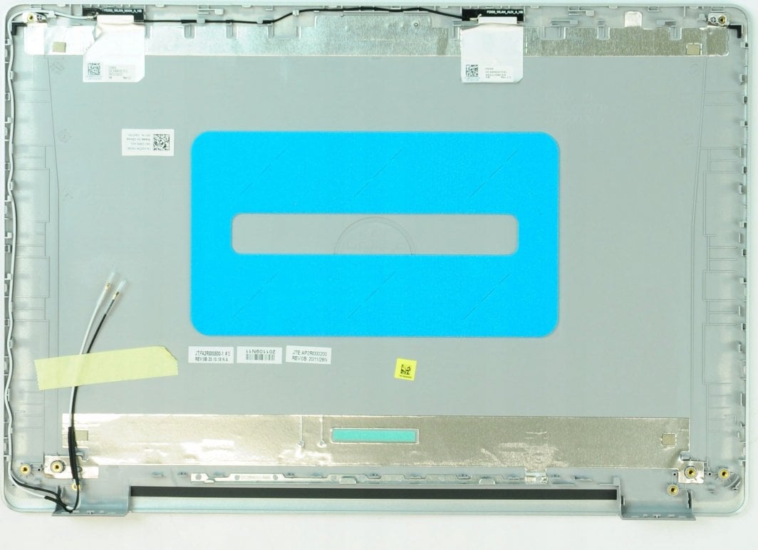 Kapak laptopi LCD Dell, i argjendtë