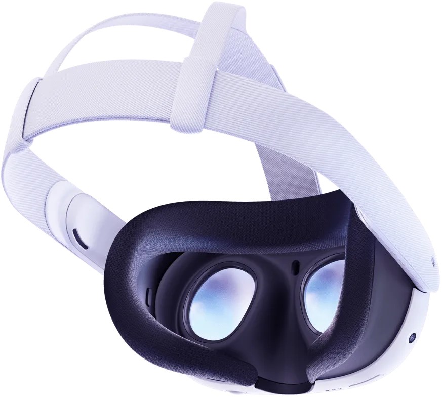 Очила VR Meta Quest 3, 512GB, Touch Plus, бела