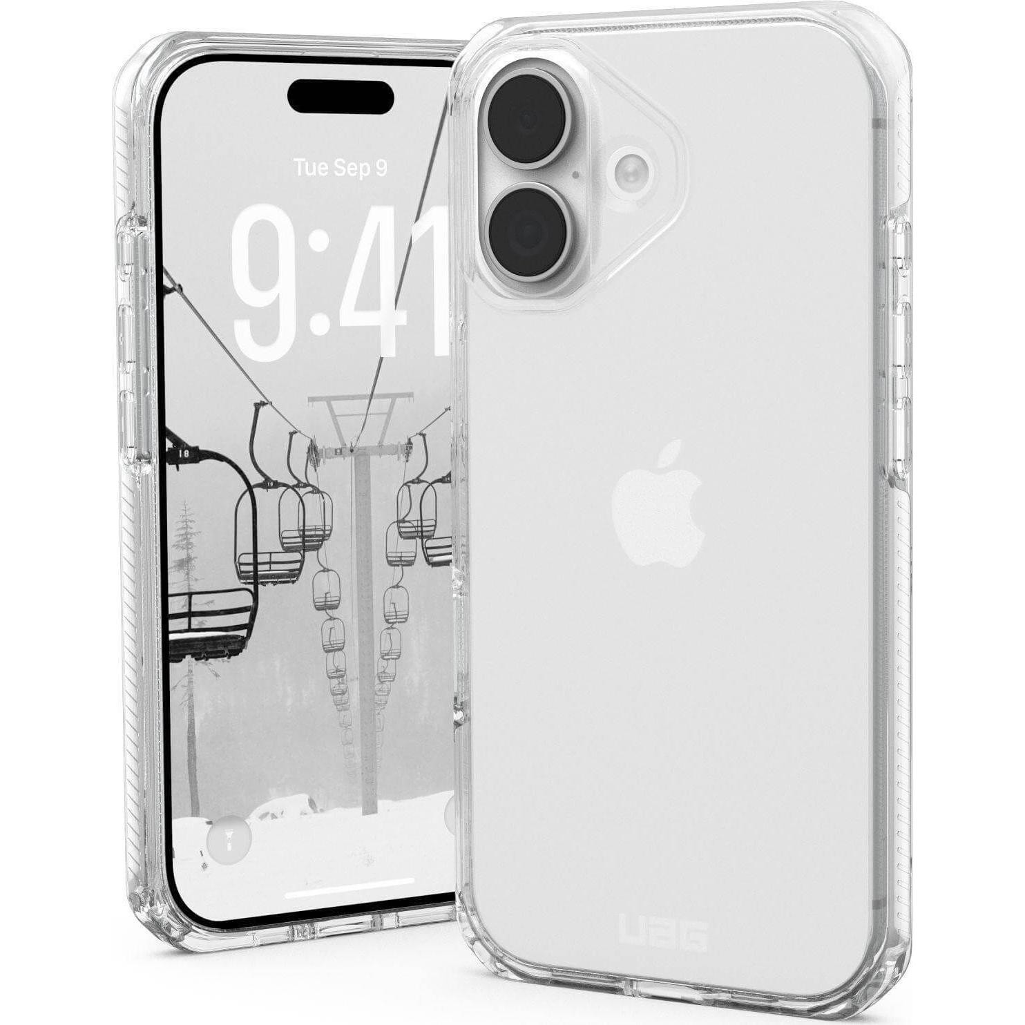 Mbulesë telefoni UAG Plyo për Apple iPhone 17, transparente, rezistente ndaj rënieve