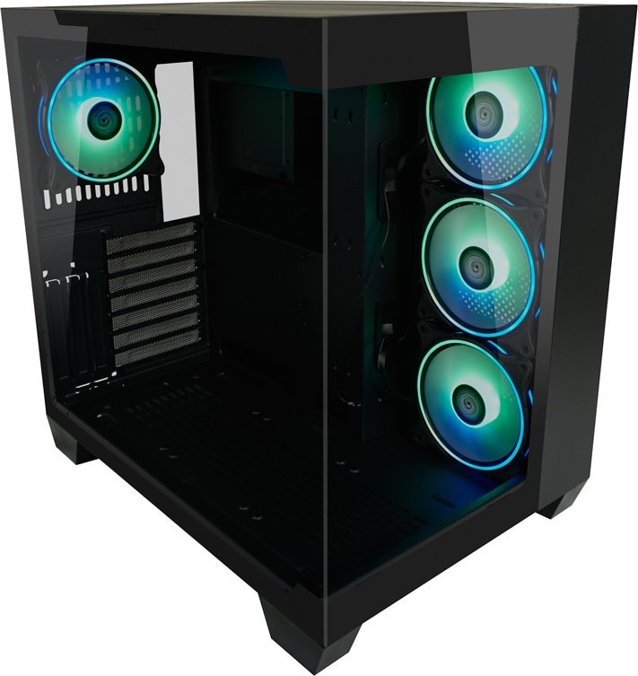 Kasë LC-Power 809B Dark Storm_X ARGB, Midi Tower