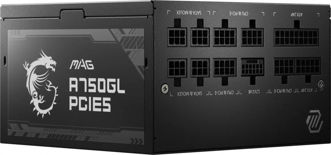 Burim energjie MSI MAG A750GL PCIE5 306-7ZP8B11-CE0 ATX 3.0, 750W