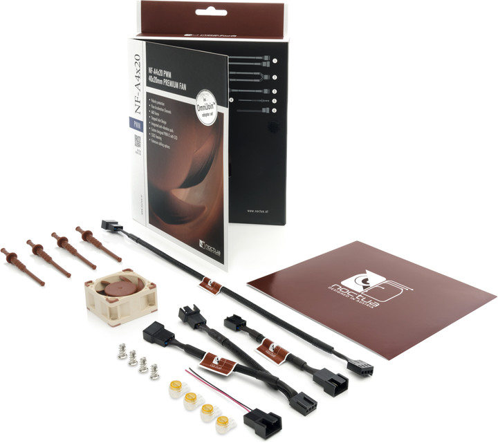 Ventilator Noctua NF-A4x20-PWM, 40x40x20mm, kafe     