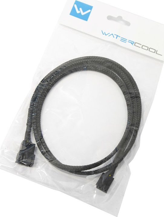 Kabull zgjatues PWM Watercool 4 pin, 90 cm, i zi