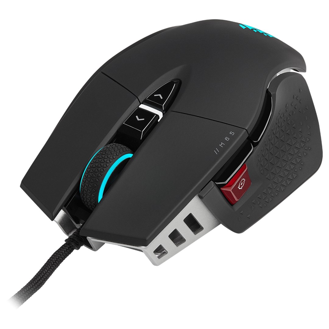 Maus gaming Corsair M65 RGB Ultra, optik, me kabllo, i zi