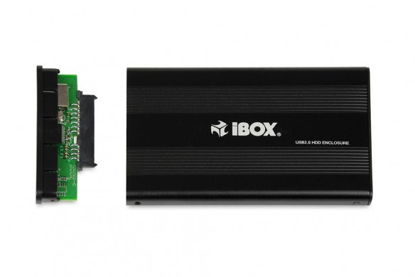 Kuti e jashtme për disk 2.5" Ibox HD-01, USB, e zezë