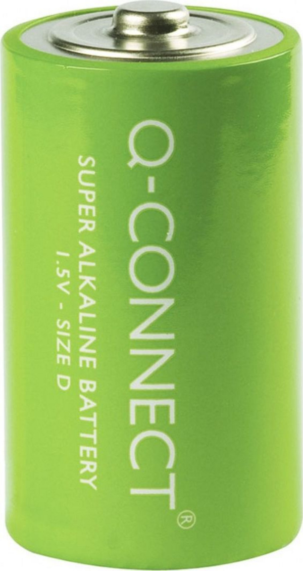 Bateri alkaline Q-Connect Size D, 1.5V, paketë 2 copë