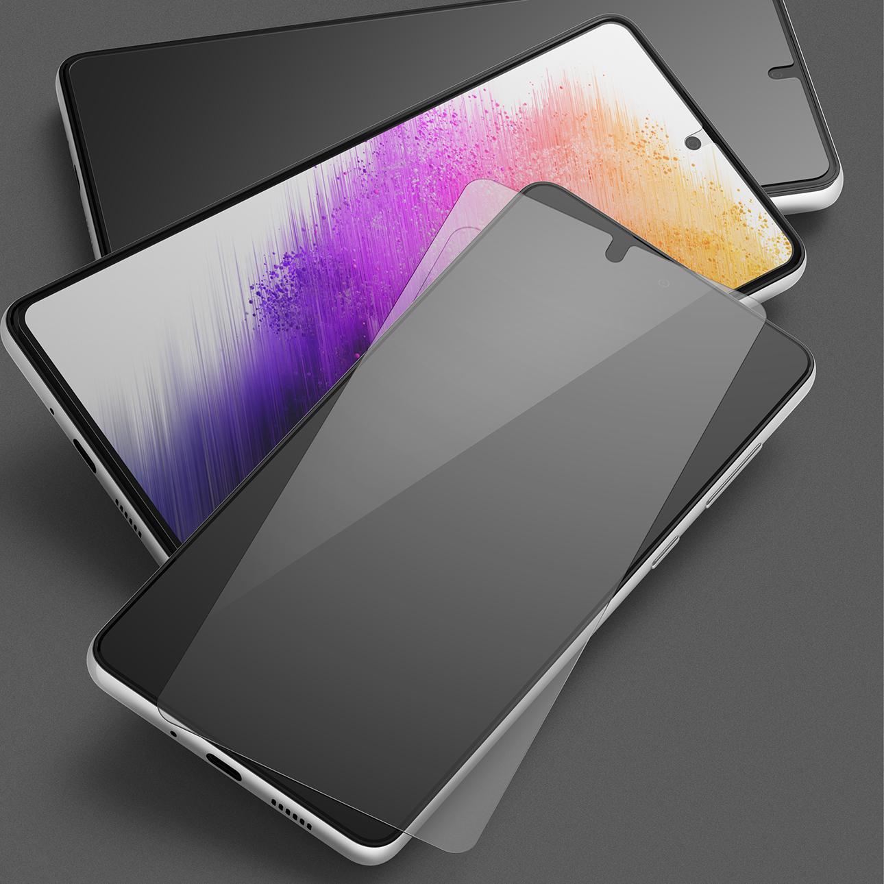 Mbrojtës ekrani Ringke Invisible Defender ID Glass, xham i temperuar 0.33mm, 2.5D, për Samsung Galaxy A73 5G