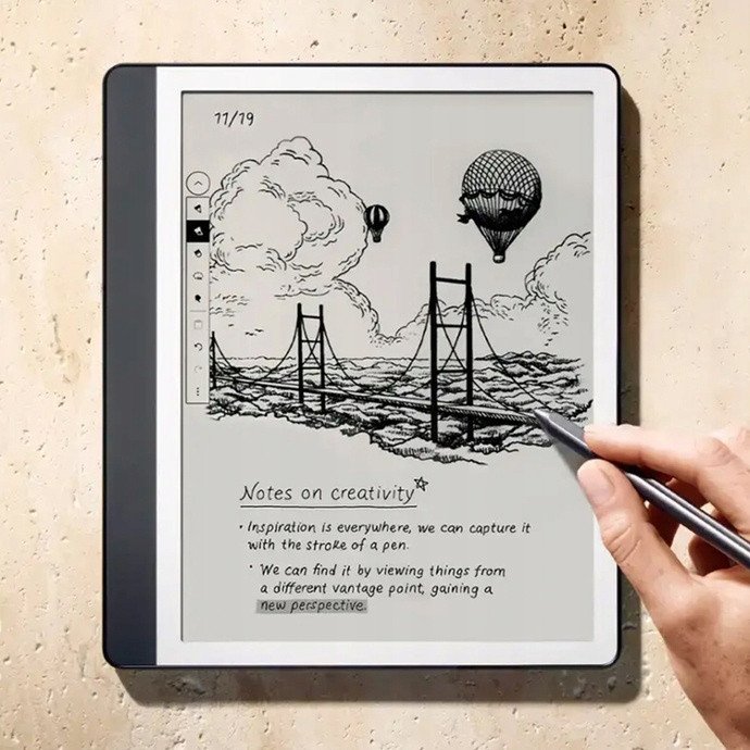 Lexues elektronik Amazon Kindle Scribe 2024, 64GB, me stilolaps Premium, tungsten