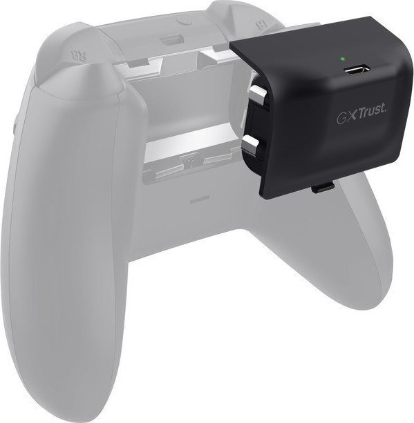 Set karikues për pult Xbox Trust GXT 246 Avado, bateri rikarikuese, kabllo 3m, i zi