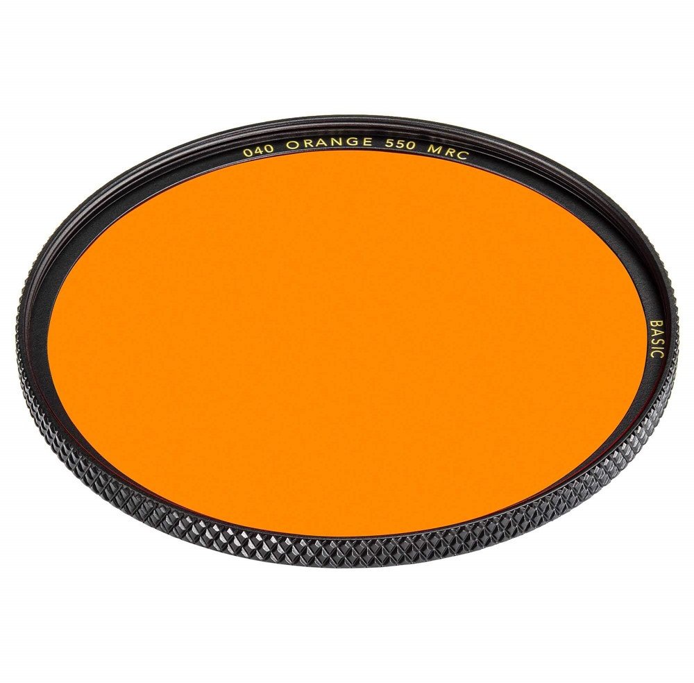 Filter fotografik B+W Basic 040M MRC Orange 550, 55mm, portokalli