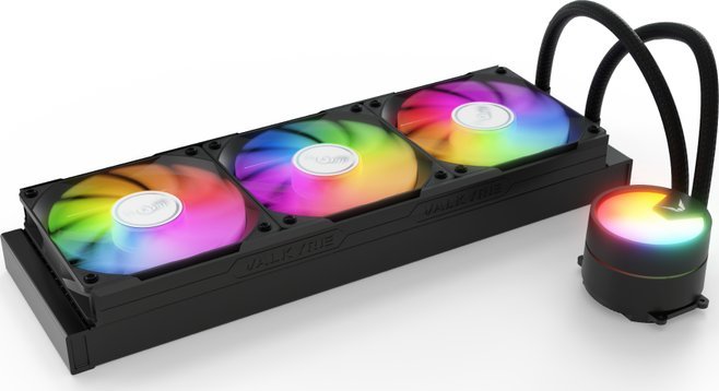 Ftohës uji për procesor Valkyrie A360, 36 cm, ARGB, i zi