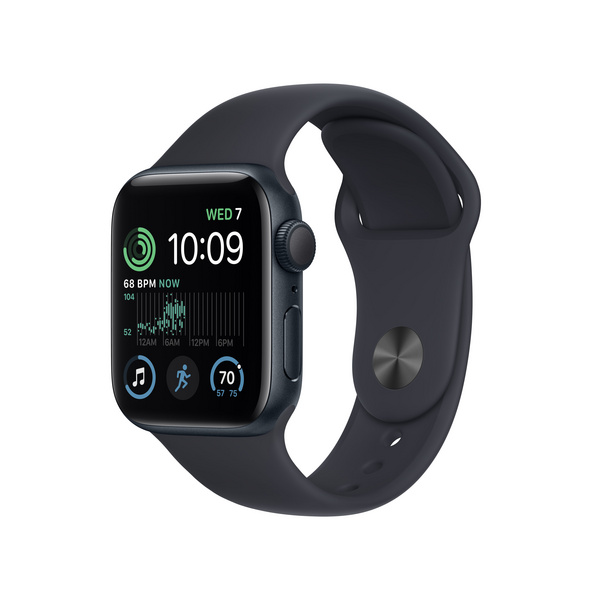 [OUTLET] Apple Watch SE2 GPS 40mm, Midnight Aluminium Case me Midnight Sport Band, Regular