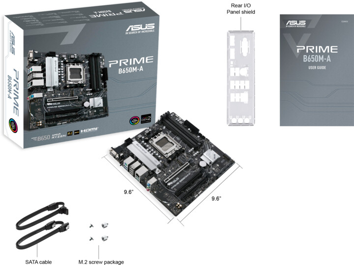 Pllakë amë ASUS PRIME B650M-A - AMD B650