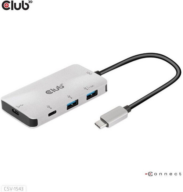 [OUTLET] Hub Club3D USB-C PD, 2x USB-C, 2xUSB-A