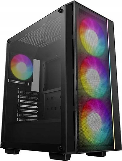 Kullë PC Deepcool MATREXX 55 MESH V4, ATX, xham i temperuar, e zezë