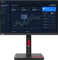 Монитор Lenovo ThinkVision T22i-30, 21,5", Full HD, црна