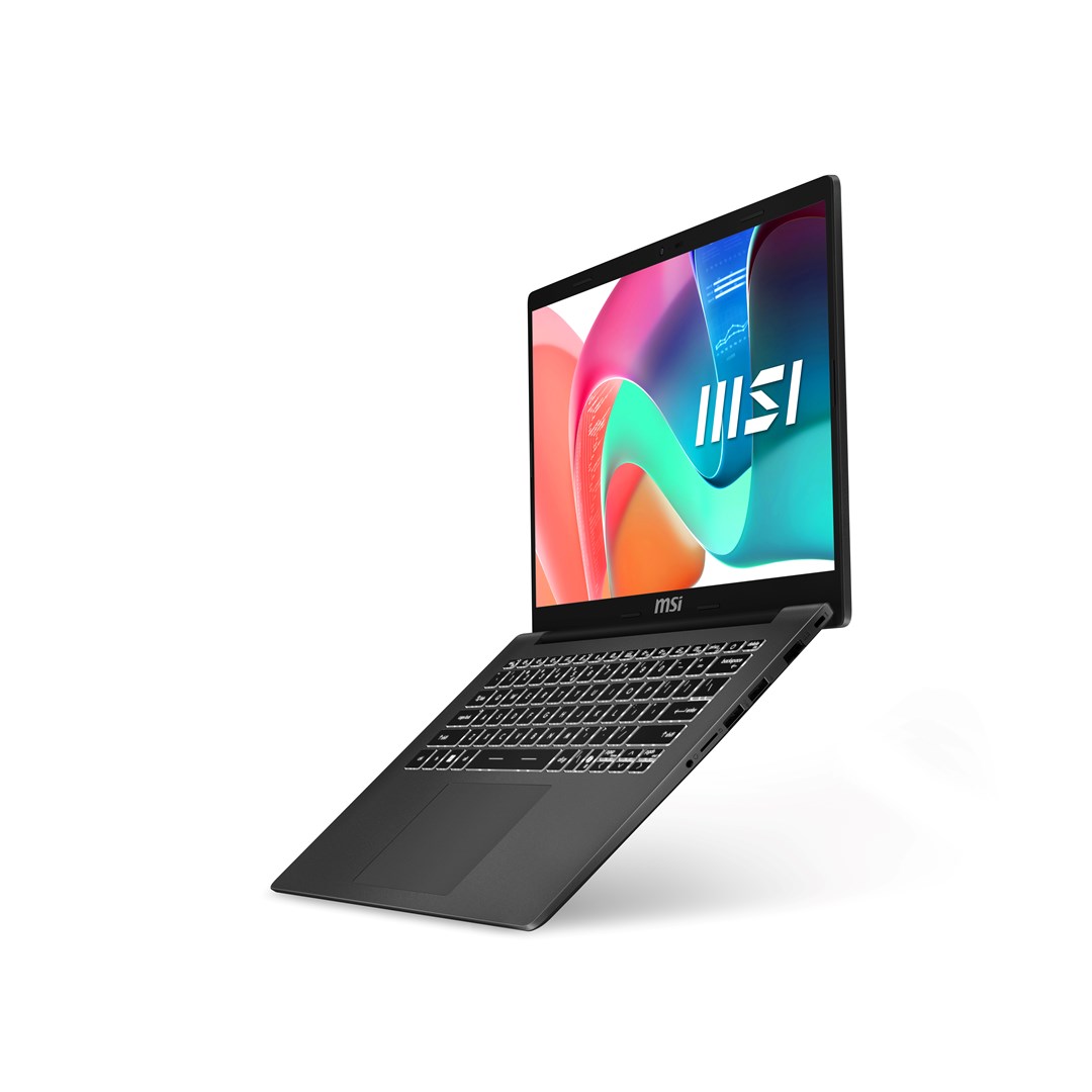 Laptop MSI Modern 14 F13MG, 14" FHD, 13th gen Intel Core i5, 16GB RAM, 512GB SSD, Intel Iris Xe Graphics, i hirtë