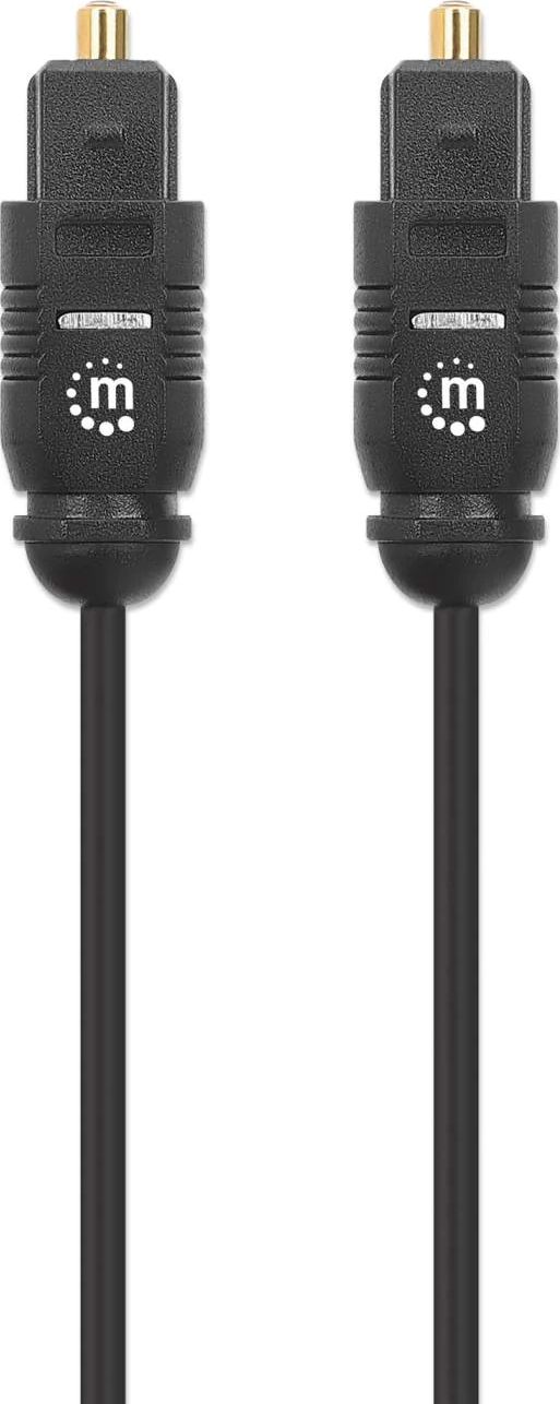 Kabllo audio optike Toslink, 1m, S/PDIF, e zezë