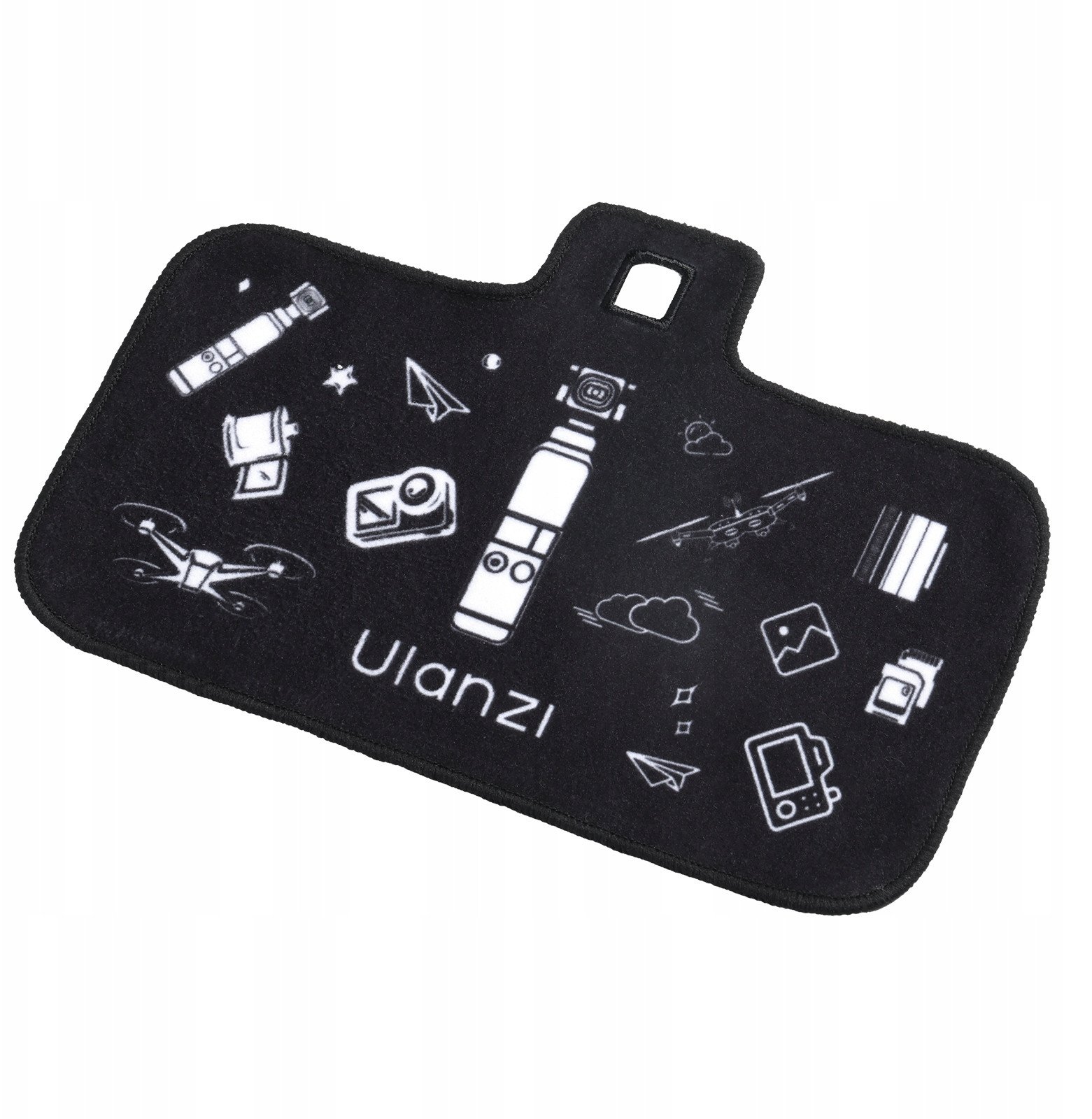 Pëlhurë pastruese Ulanzi CO70 Pocket 3 Magic Cloth, për kamera aksioni, e zezë