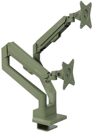 Krah monitori Arozzi Alzare Neo Duo, gas spring, dyfishtë, Forest Green