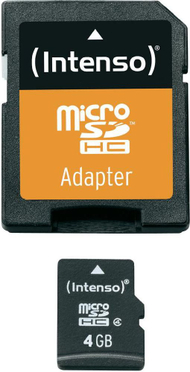 Memorie Intenso MicroSDHC (3403450), 4 GB, class 4
