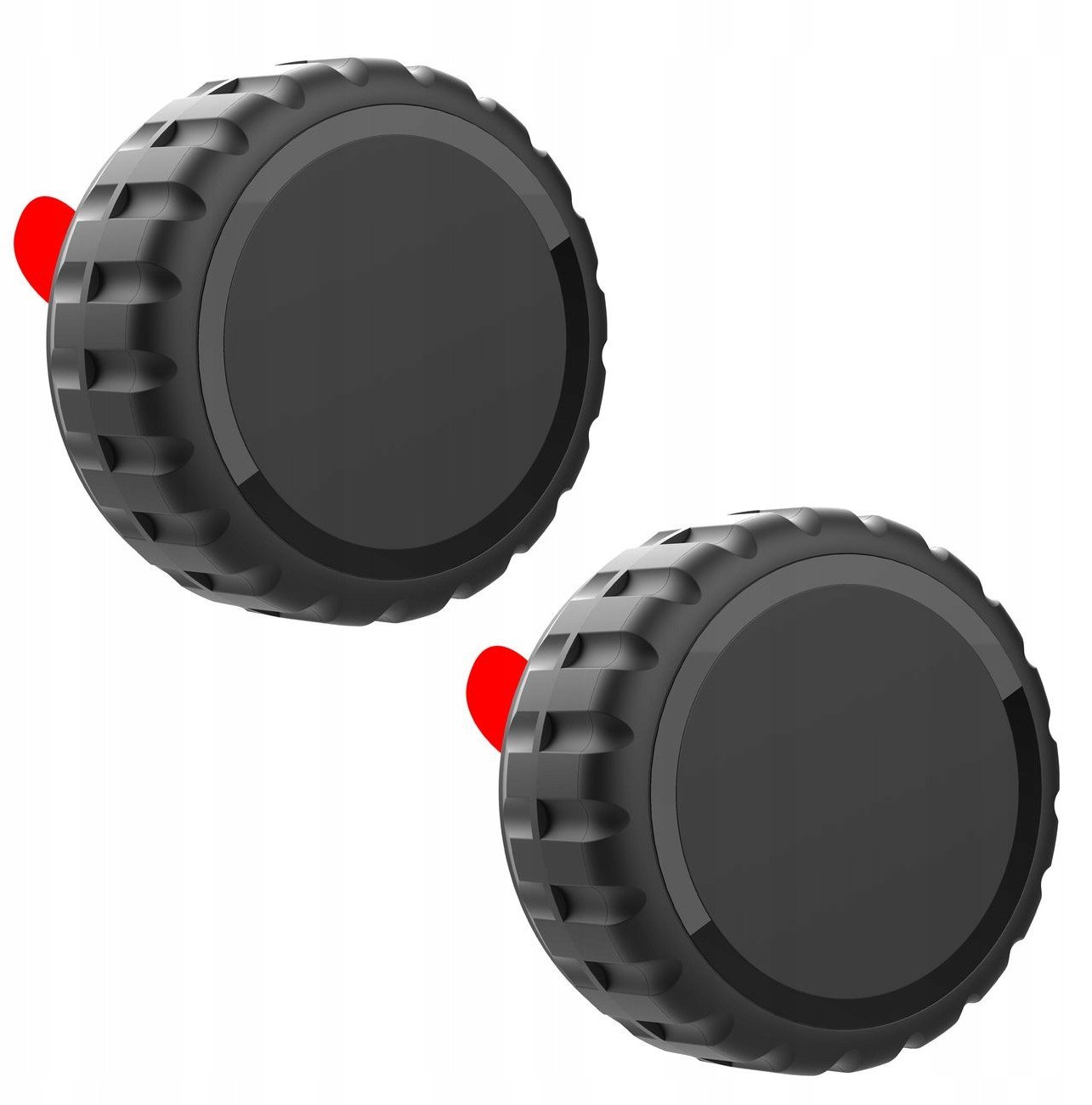 Mbajtëse Hurtel për Apple AirTag, TPU rezistent, vetëngjitëse, e zezë