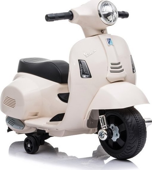 Skuter elektrik për fëmijë Vespa PA0238, bateri, rrota ndihmëse, rozë