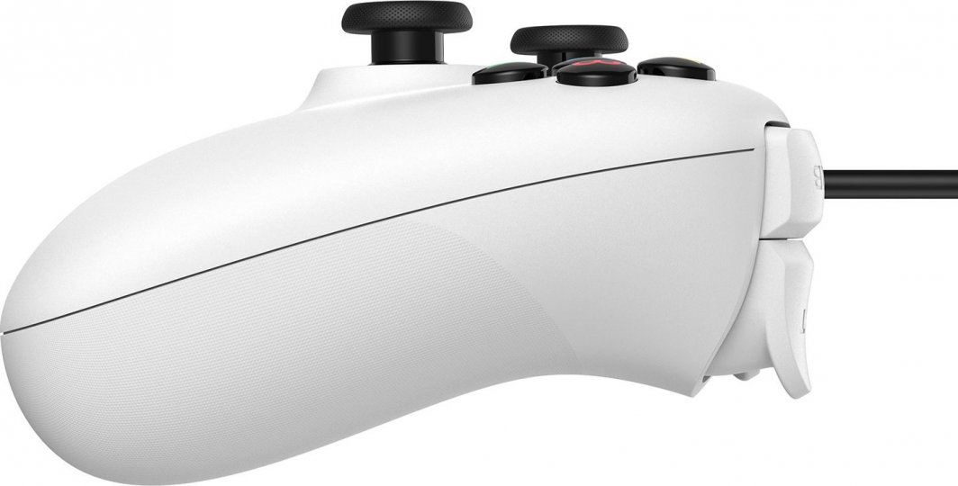 Kontroller 8BitDo Ultimate, me kabllo, i bardhë