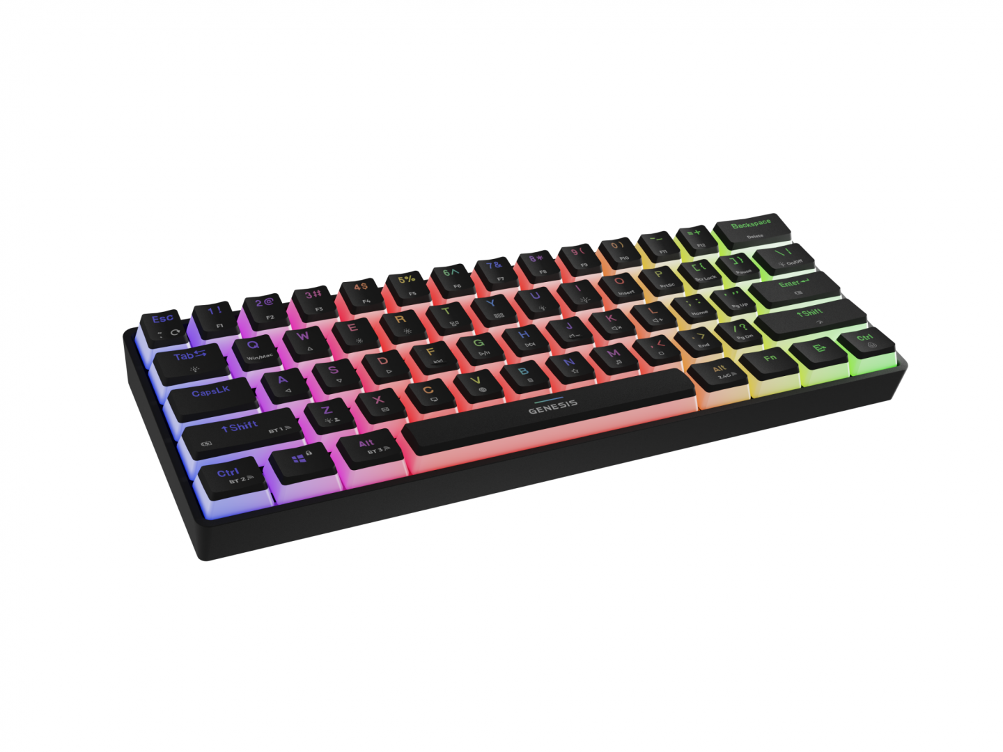 Tastierë mekanike Genesis Thor 660 G2, 60%, Gateron Brown, RGB