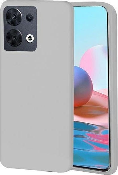 Kapak mbrojtës matte Beline Candy për Oppo Reno 8, TPU silikon, transparent