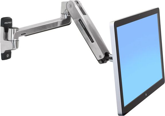 Krah muri për monitor Ergotron LX HD Sit-Stand, 46", i argjendtë