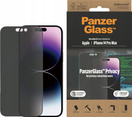Mbrojtës ekrani PanzerGlass Ultra-Wide Fit, iPhone 14 Pro Max 6.7", privatësi, antibakterial
