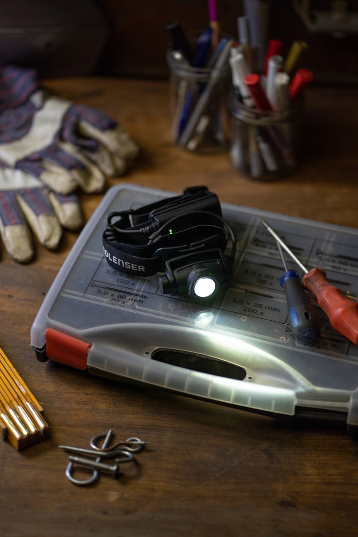 Llambë koke Ledlenser H7R Core, rikarikueshme, IP67, e zezë