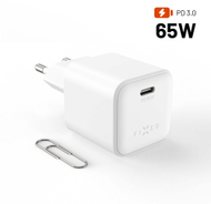 Karikues muri Fixed Mini FIXCG65M C, USB C, 65W PD, i bardhë
